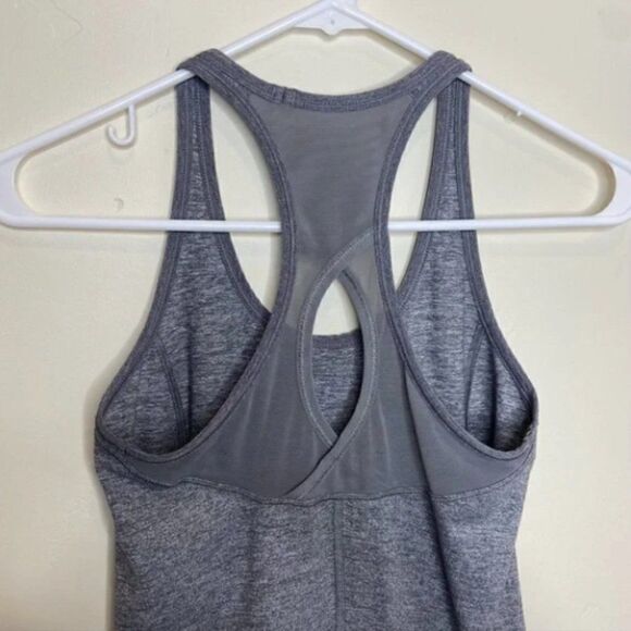 LULULEMON | Cool Racerback Exhale Heathered Slate/Battleship size 4 - Picture 5 of 7